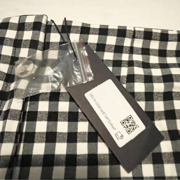 Dynamite Black and White Checkered Pants Womens Size Small - Picture 3 of 16